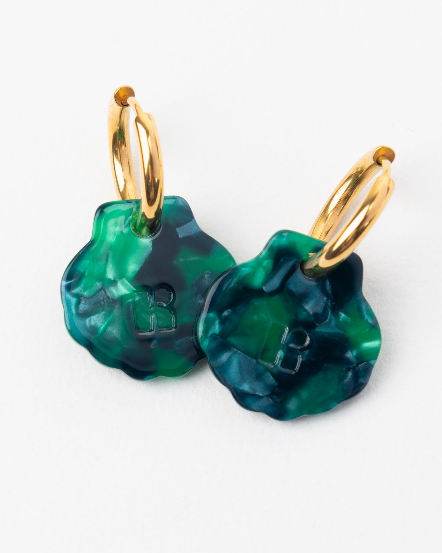 Boucles d'oreilles BABY MERMAID - Vertes -