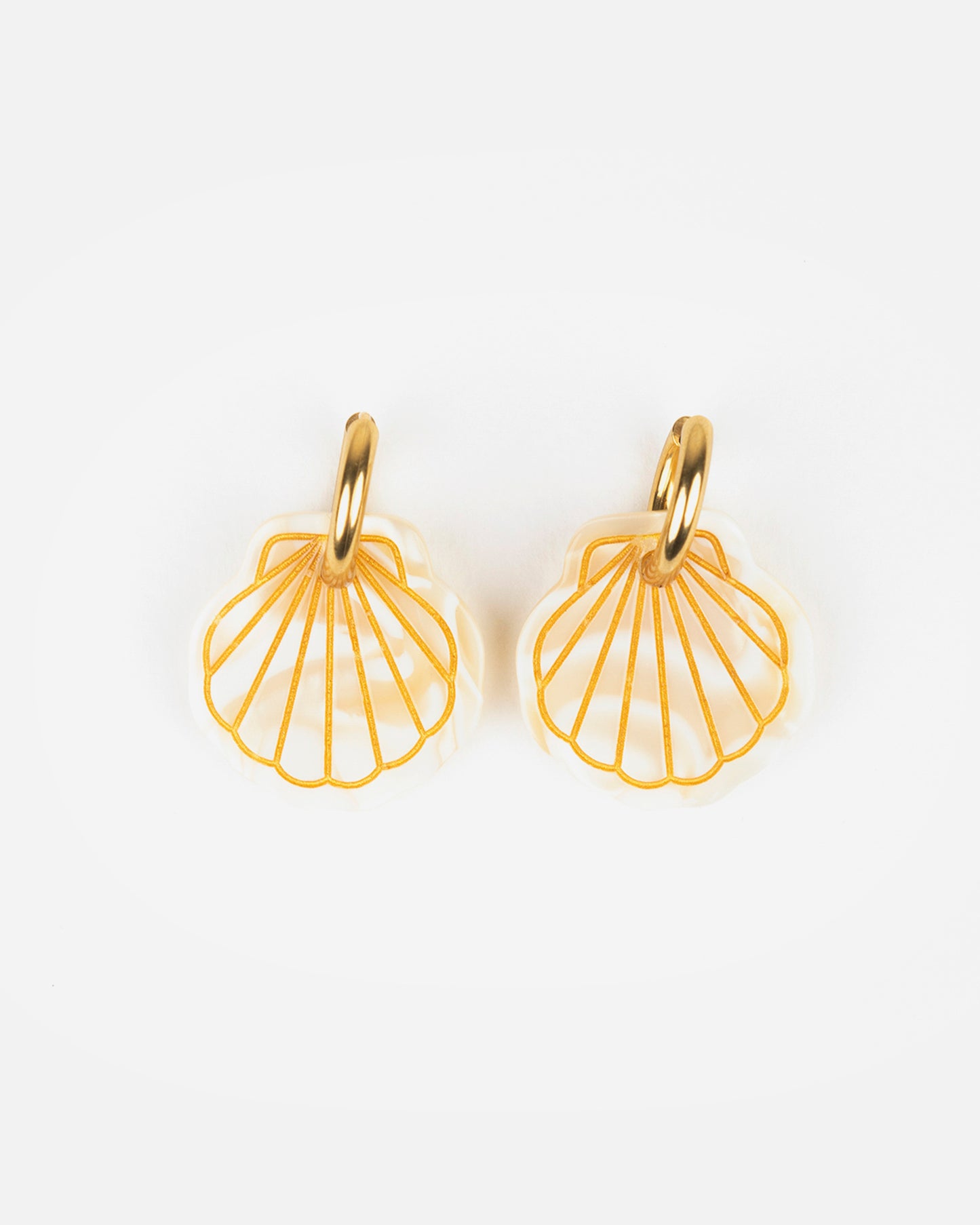 Boucles d'oreilles BABY MERMAID Doré - Nude -