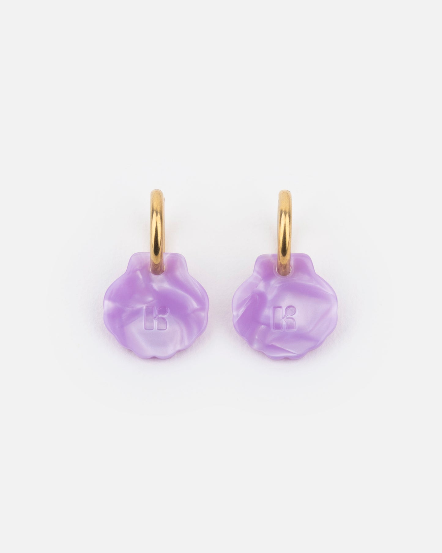 Boucles d'oreilles BABY MERMAID - Lavande -