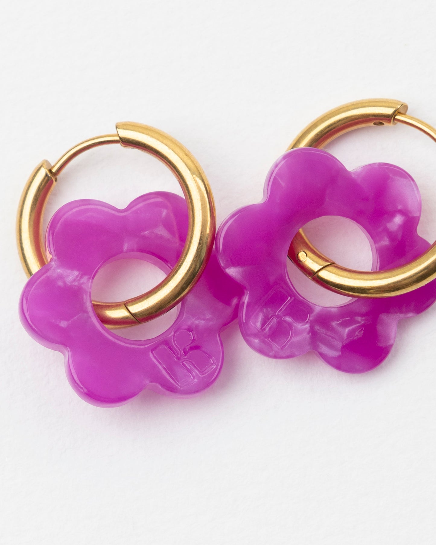 Boucles d'oreilles BABY FLEURETTE - Açaï -