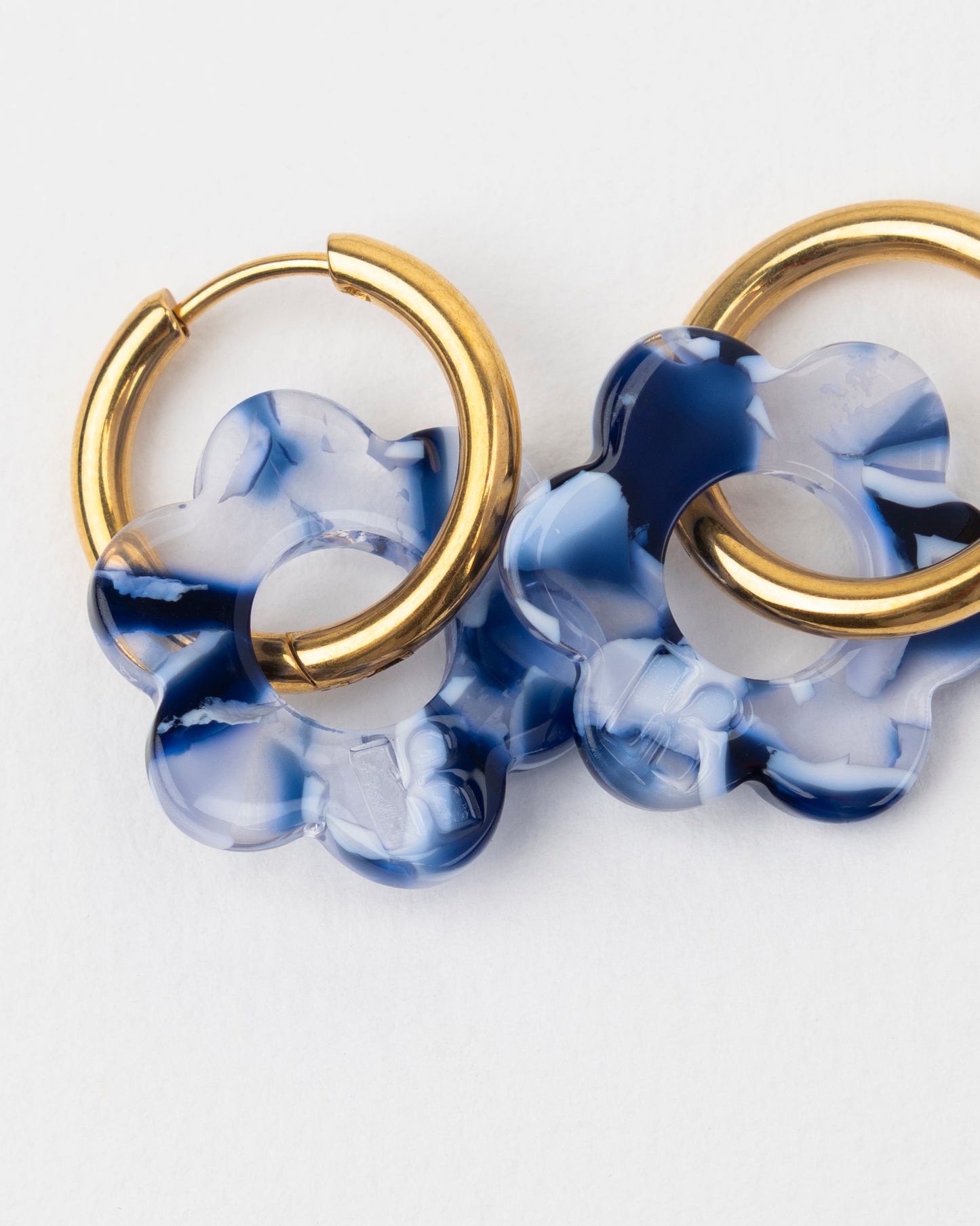 Boucles d'oreilles BABY FLEURETTE - Océan -