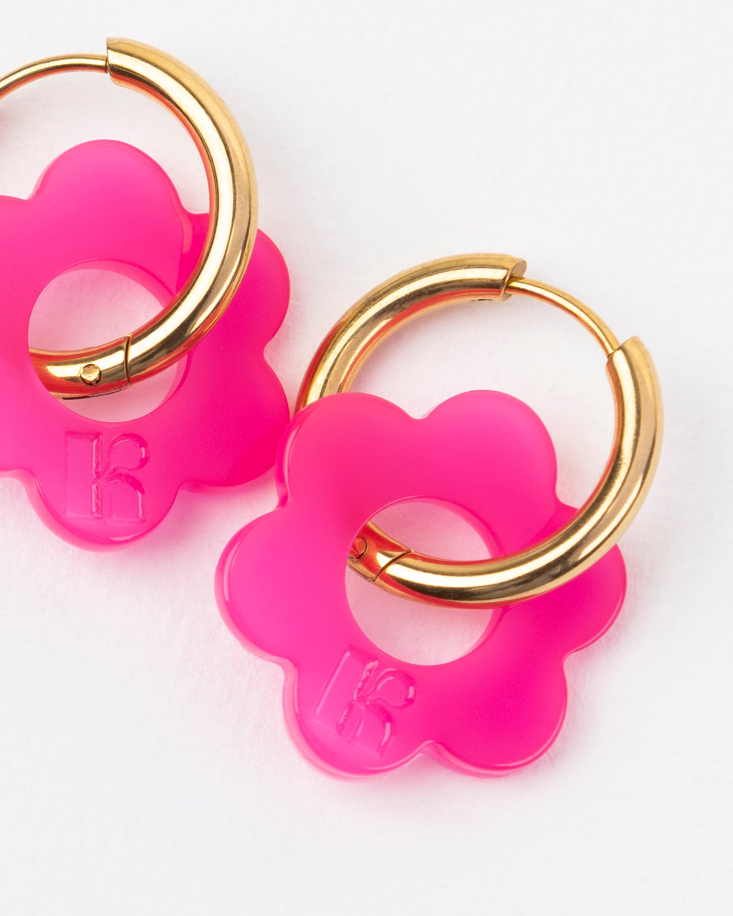 Boucles d'oreilles BABY FLEURETTE - Fuchsia -