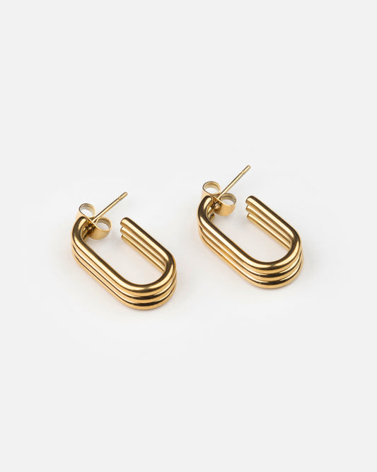 Boucles d'oreilles RAYON - Doré -