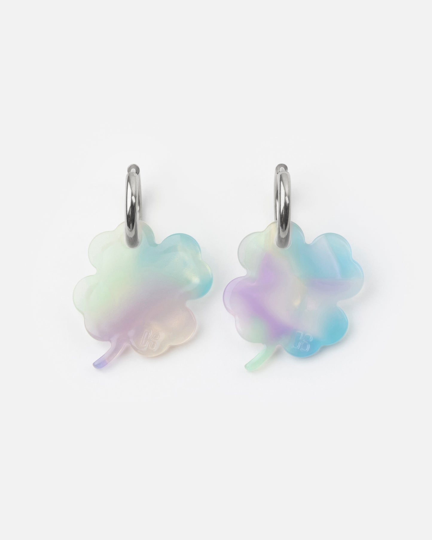 Boucles d'oreilles TRÈFLE - Sirène -