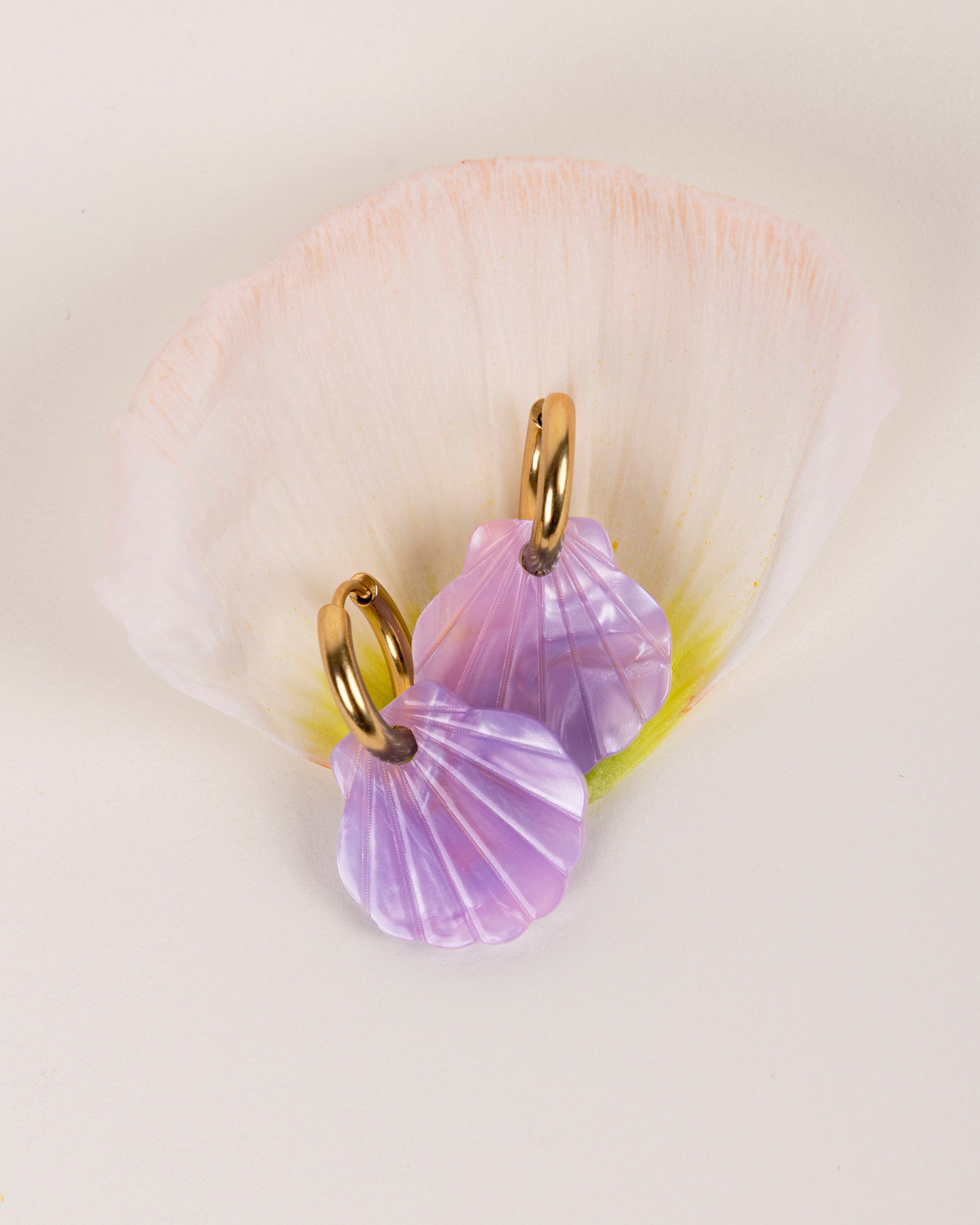 Boucles d'oreilles BABY MERMAID - Lavande -