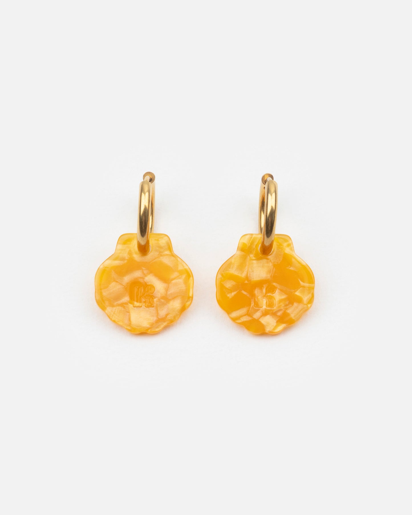 Boucles d'oreilles BABY MERMAID - Abricot -