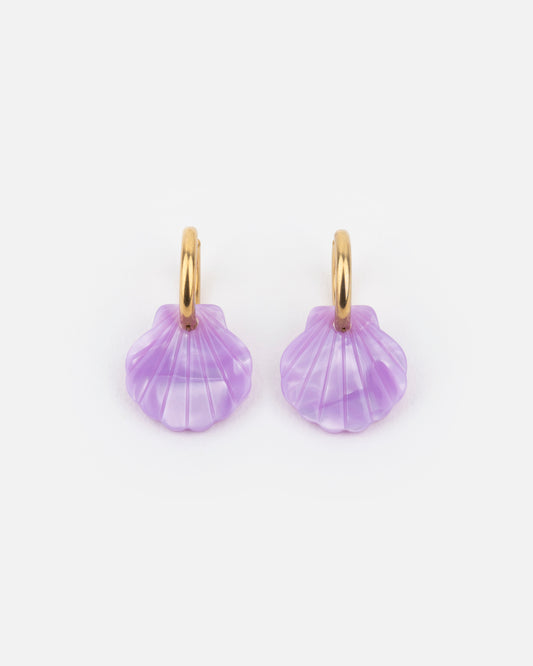 Boucles d'oreilles BABY MERMAID - Lavande -
