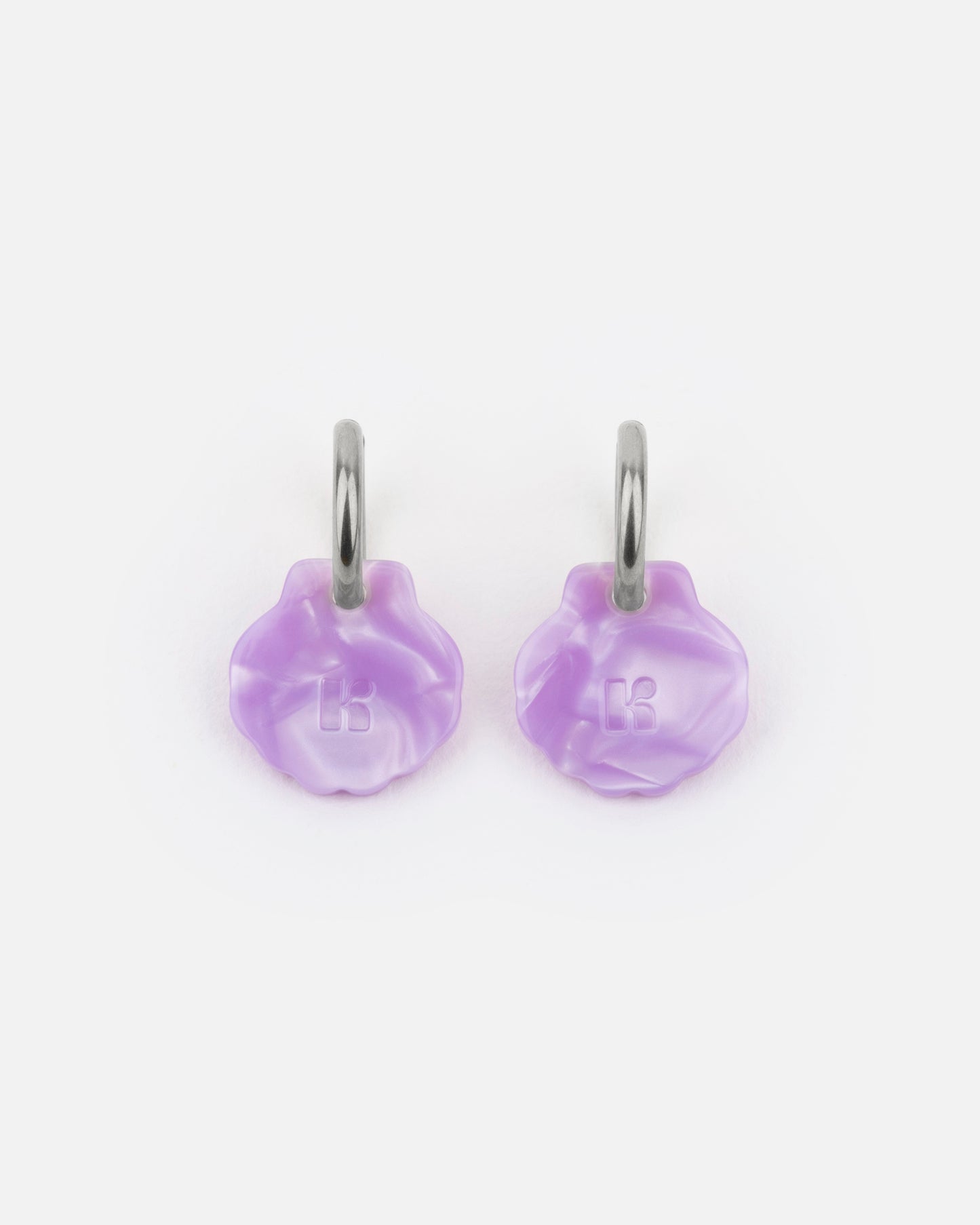 Boucles d'oreilles BABY MERMAID - Lavande -