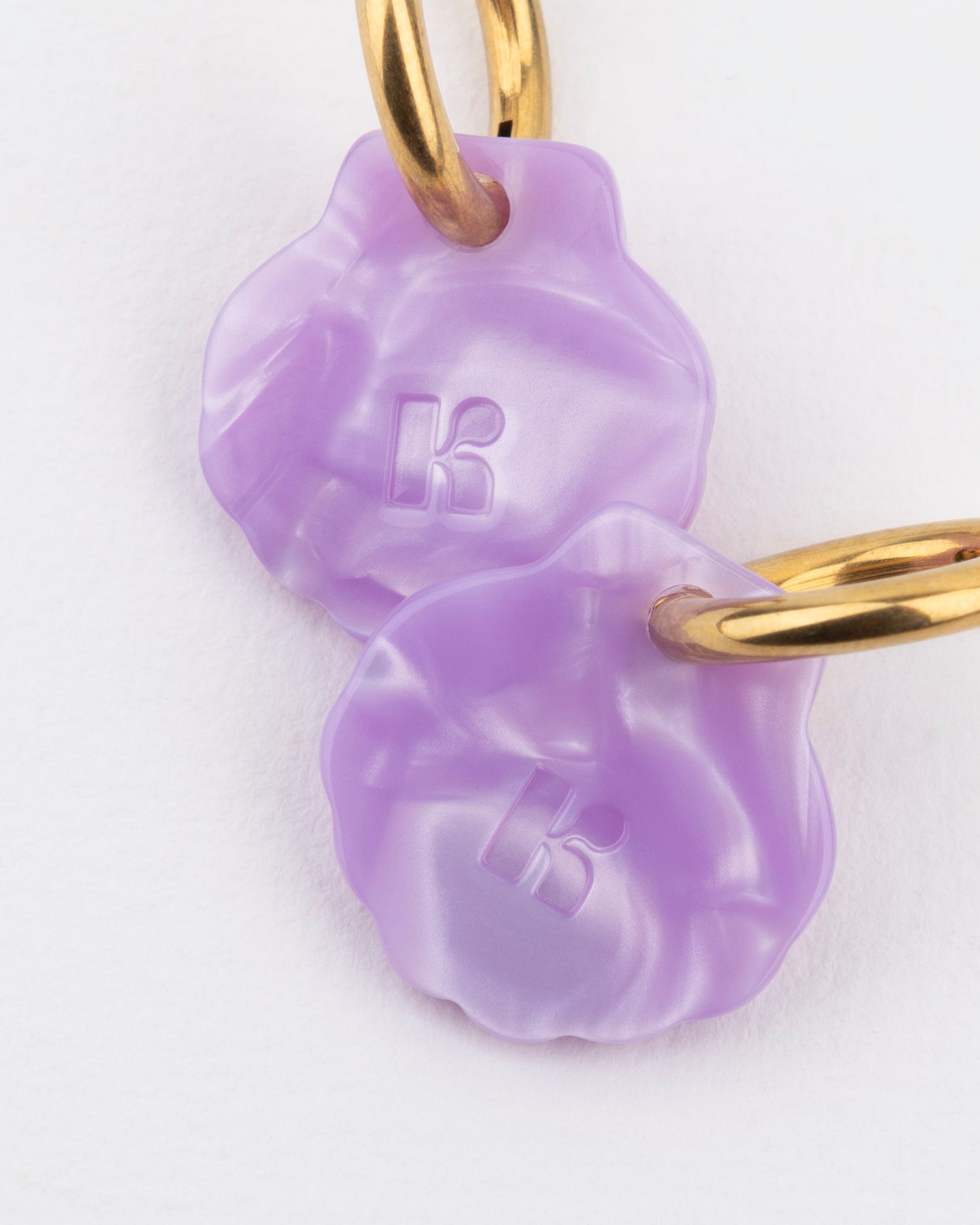 Boucles d'oreilles BABY MERMAID - Lavande -