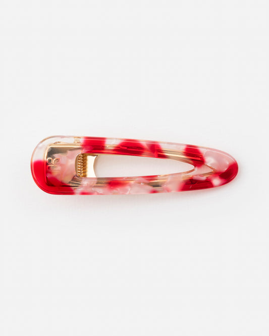 Barrette TRIANGLE - Rouge -