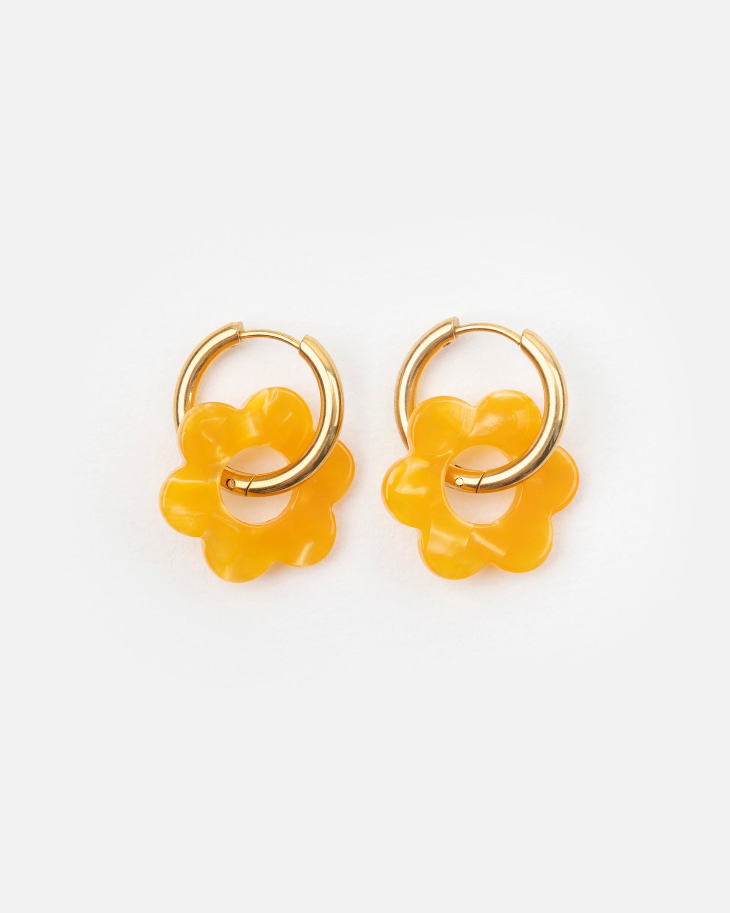 Boucles d'oreilles BABY FLEURETTE - Abricot -