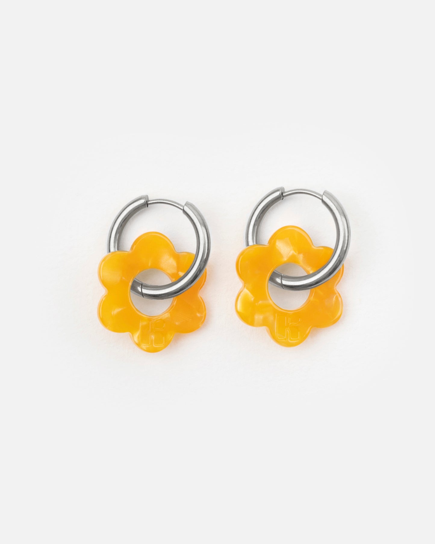 Boucles d'oreilles BABY FLEURETTE - Abricot -