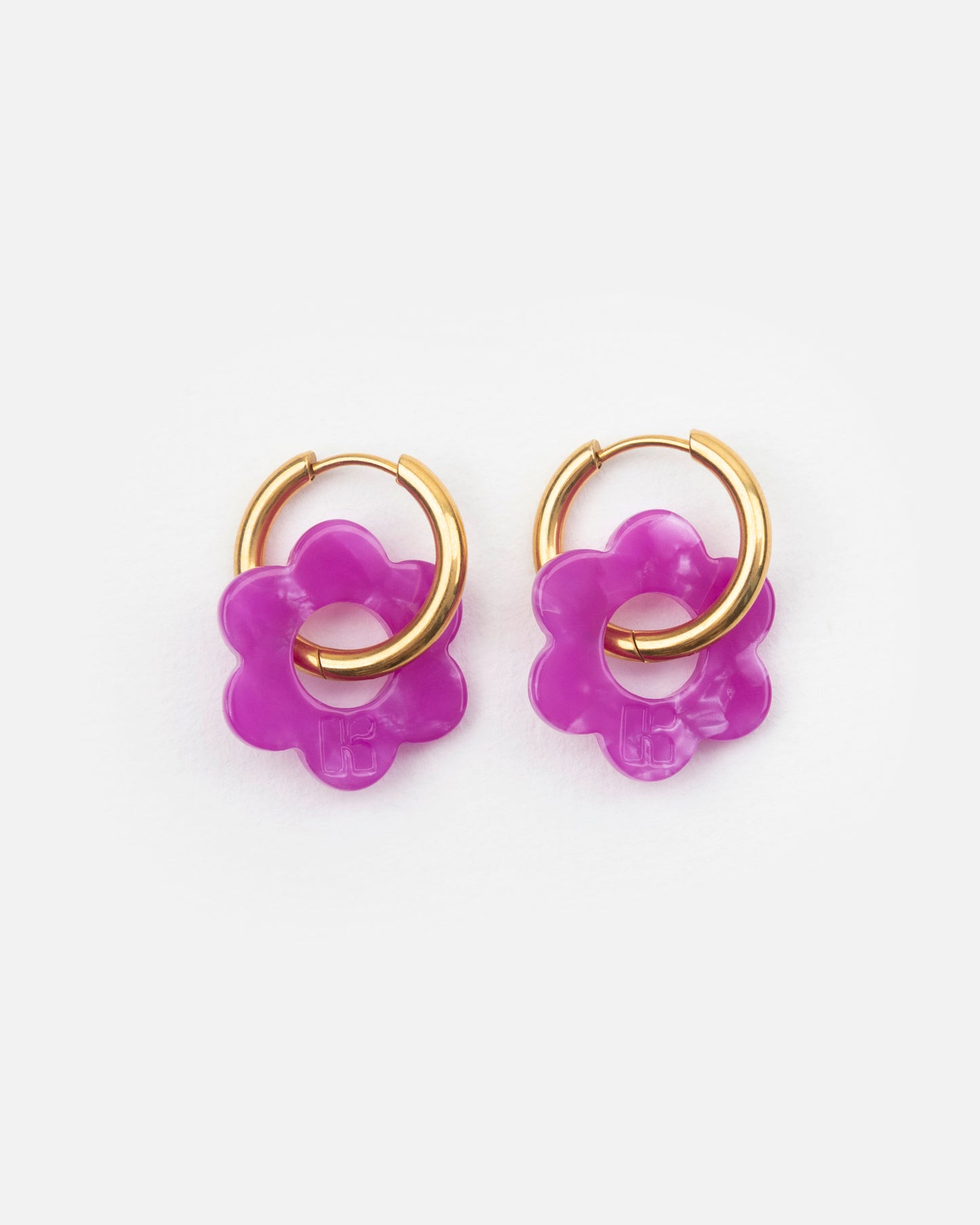 Boucles d'oreilles BABY FLEURETTE - Açaï -