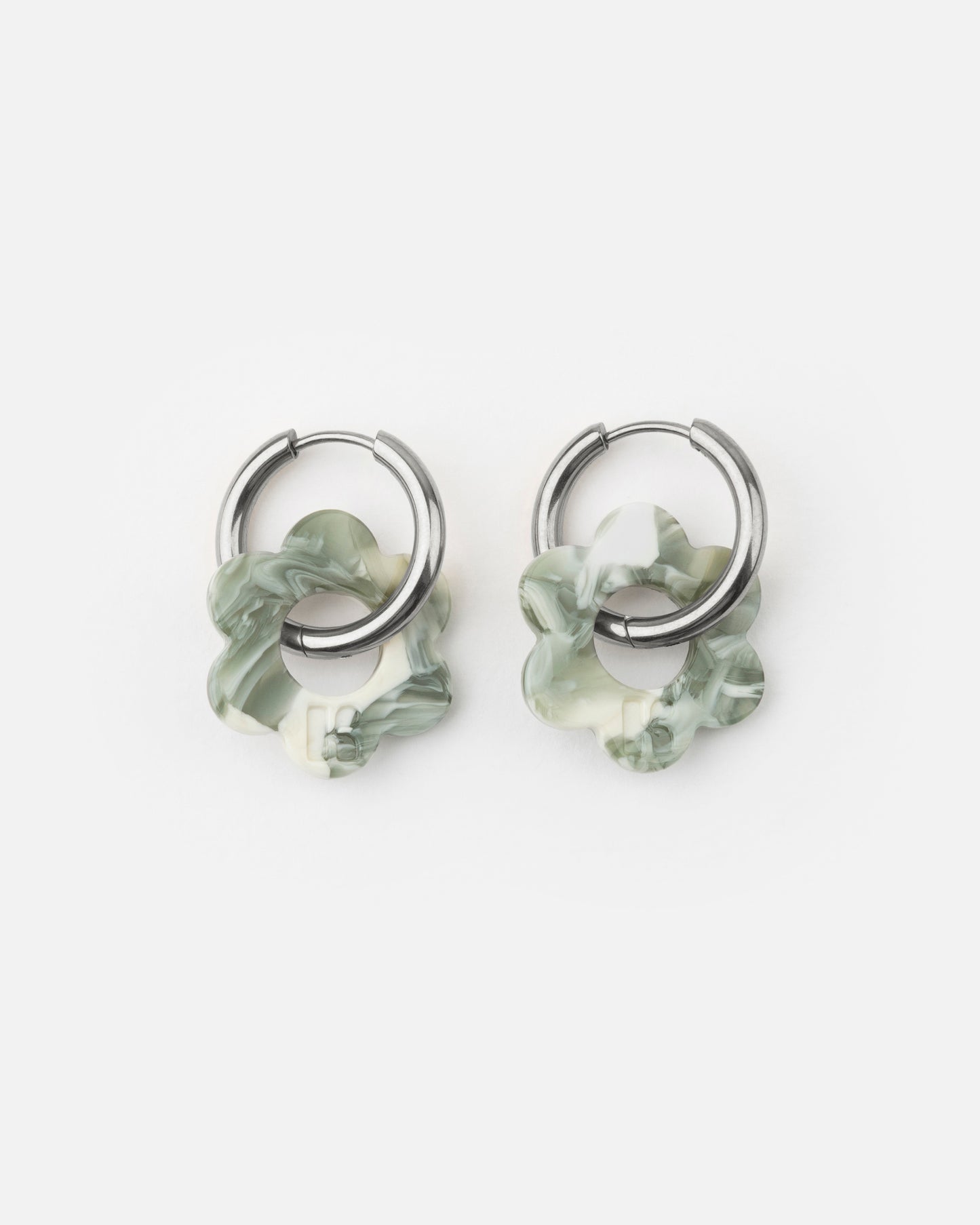 Boucles d'oreilles BABY FLEURETTE - Marbre -