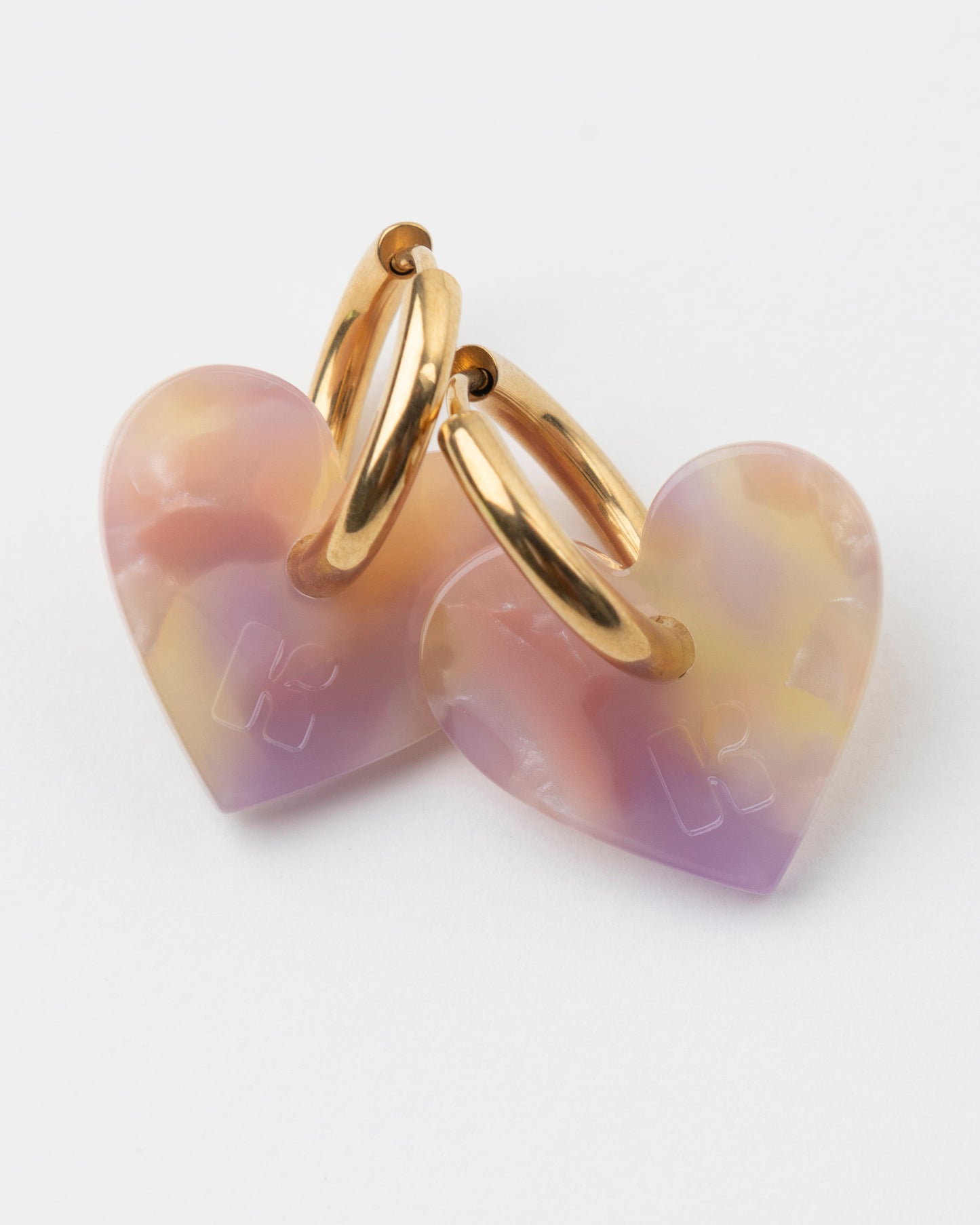 Boucles d'oreilles LOVA LOVA - Rose Orangé -